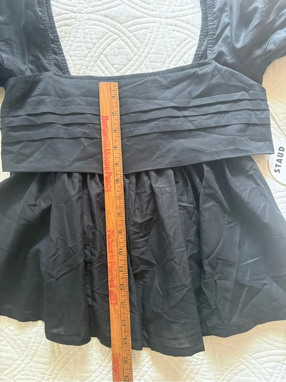 STAUD Black Darla Top Size 4 New With Tags